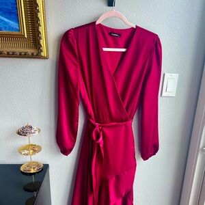 Crimson Red Dress